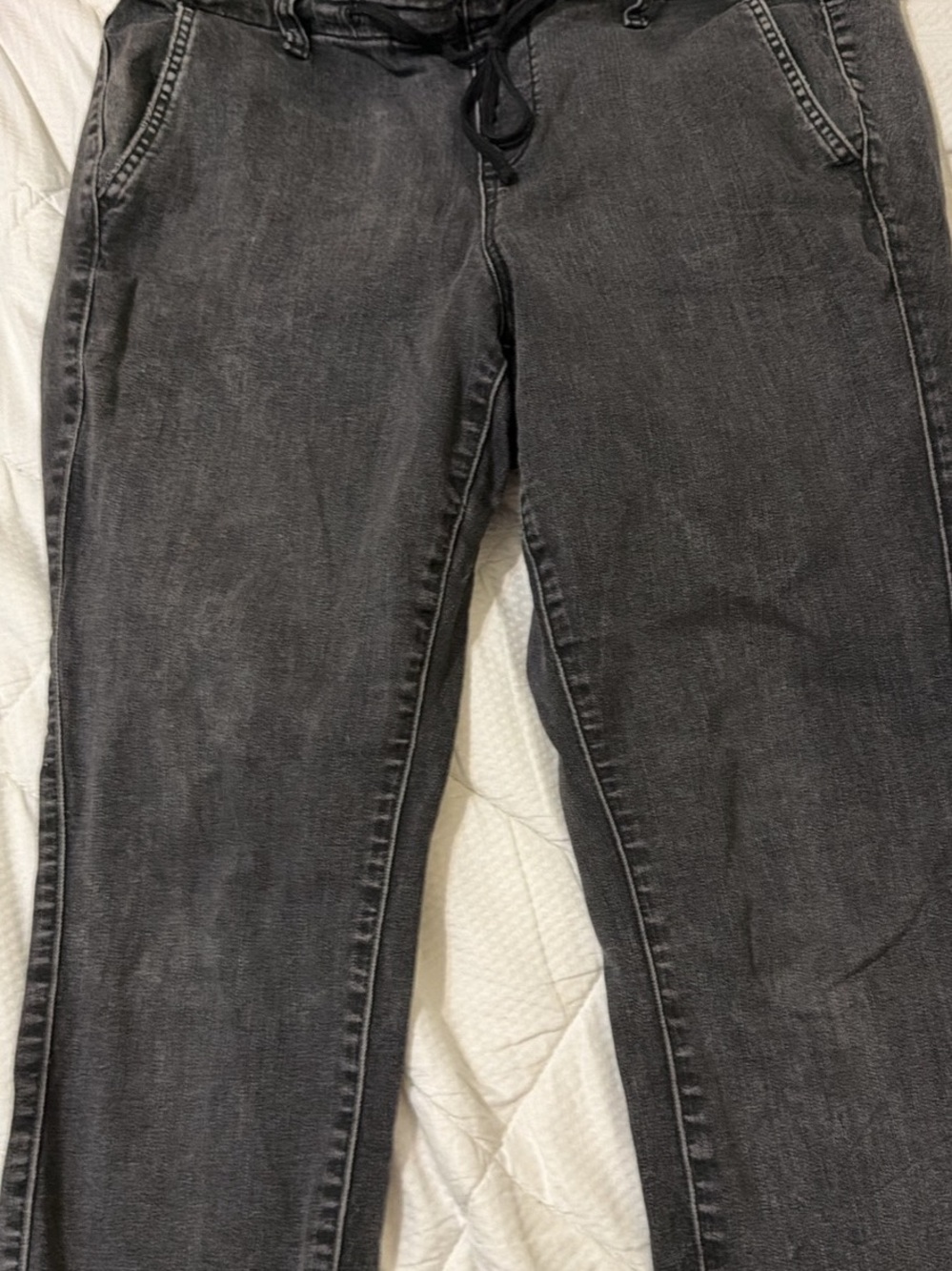 Women’s Black Washed Jeggings - Stretch Slim Fit